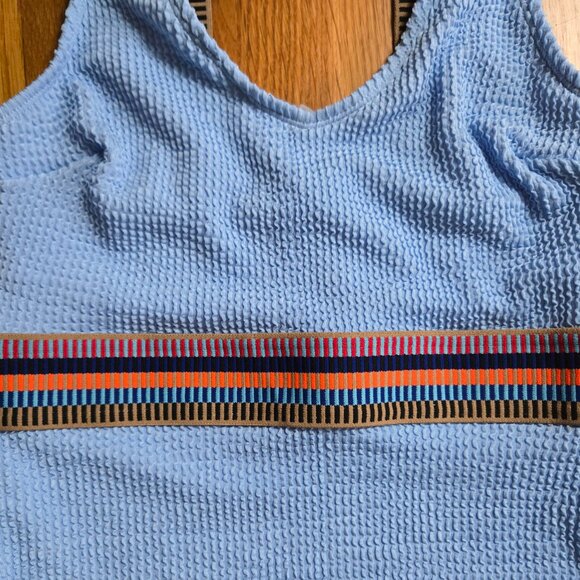 Cupshe Blue One Piece Bathing Suit NWT - Picture 3 of 5